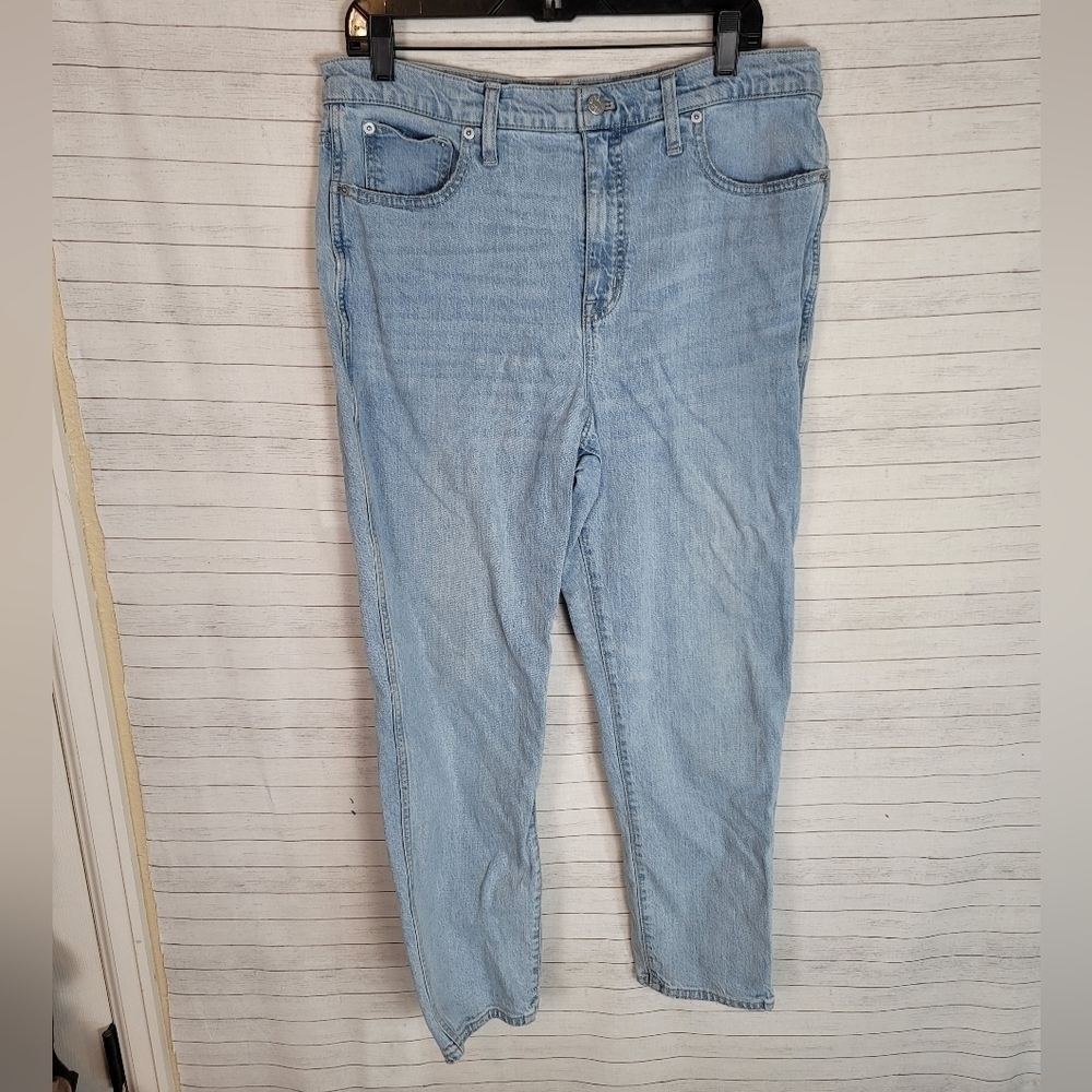 J.CREW FACTORY HIGH RISE CLASSIC VINTAGE LIGHT WASH, SZ 31
